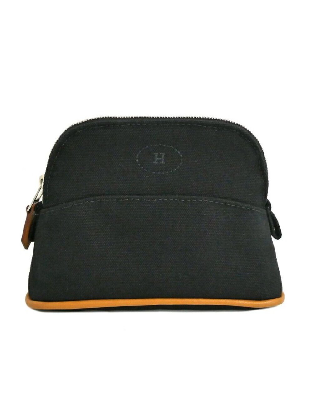 Hermes Bolide Pouch Mini Black 16 Cotton